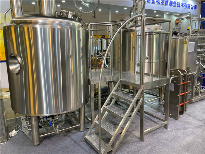 2 vessel brewhouse 500L beer brewing equipment